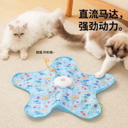 新款多功能猫咪捕猎游戏罩自动逗猫自嗨解闷互动玩具长续航猫玩具