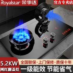 荣事达 家用燃气灶猛火双灶台式天然气台嵌液化气煤气灶