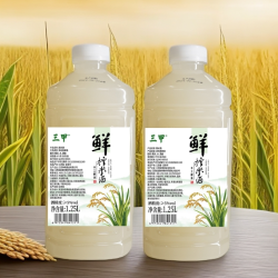 三甲 江西米酒 2.5斤 5度原味糯米酒 农家传统手工酿醪糟汁