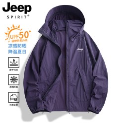 JEEP SPIRIT 女款防晒衣 2026新款夏季户外骑行防紫外线宽松薄款外套
