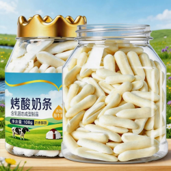 内蒙古特产 烤奶条奶皮脆片 100g*3