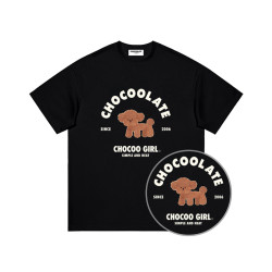 I.T CHOCOOLATE 情侣款小狗纯棉百搭T恤 B1XTEFT000680