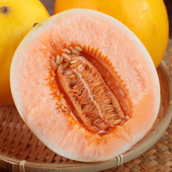 自然搭档 陕西黄河蜜瓜 2.5-9斤装 新鲜甜瓜