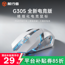 前行者 G305无线游戏办公专用鼠标静音人体工学无线鼠标
