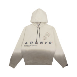 Aape 女装秋冬猿人字母印花加绒渐变连帽卫衣 AAPSWW3845XXH