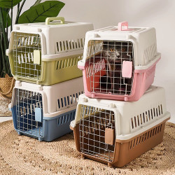郦狼 宠物航空箱猫用可空运猫咪外出便携猫笼子狗狗手提车载宠物箱包TJ