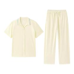 全棉时代 女士凉感水光棉家居服睡衣