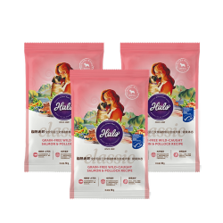 HALO 试吃装Halo自然光环狗粮小型犬成犬粮纯鲜肉无谷低脂健美50g*3包
