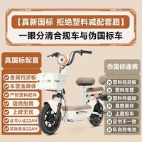 百亿补贴：台铃 48V22Ah 新国标电动自行车