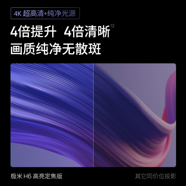 极米投影 H6 高亮定焦版