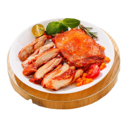 大用 国产去骨鸡腿肉汉堡肉 80g*5+80g*5 800g