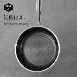 卡罗特 不锈钢蜂窝不粘 煎锅
