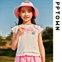 巴巴小镇 女童短袖t恤2026新款夏季儿童薄款打底衫大童超好看无袖上衣童装