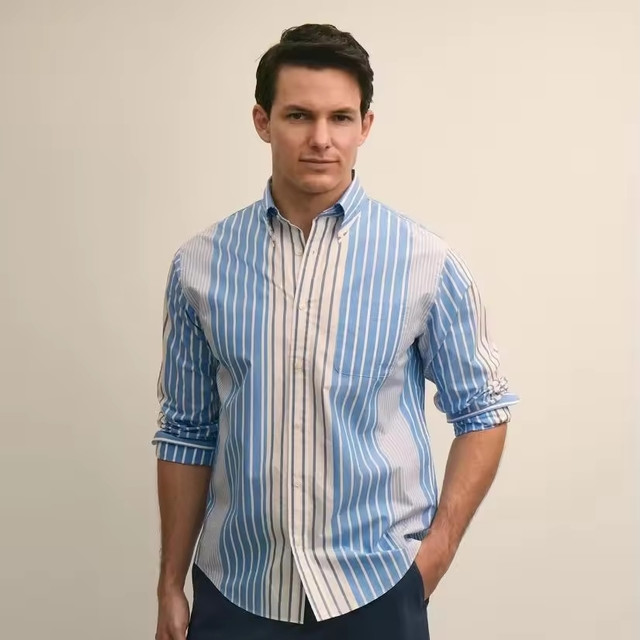 Brooks Brothers Friday Shirt 彩条府绸休闲衬衫