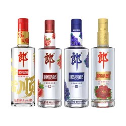 郎酒 顺品郎 浓香型白酒 488ml*4瓶