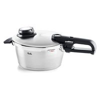 【破价】Fissler 菲仕乐 Vitavit Premium / 压力锅(3.5 升,直径 22 厘米)不锈钢压力锅,4 个烹饪级别,包括插入式 - 感应