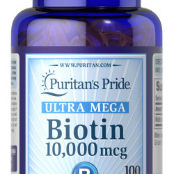 Puritan's Pride 普丽普莱 生物素 10000毫克软胶囊，100粒
