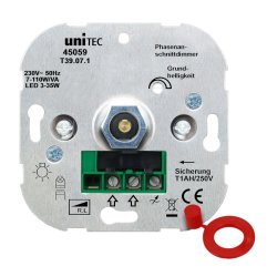 UNITEC 相位调光器 适用于 LED 照明,适用于 UNITEC ,Busch-Jaeger 和 Jung 和 Gira 的开关系列