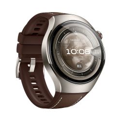 华为 Watch 5 智能手表46mm RTS-AL00素皮复合表带智能手表（钛合金）
