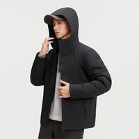 波司登 4215 90鹅绒 可脱卸内胆 黑色 M 男士羽绒服