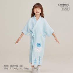SANLI 儿童浴袍 5A抗菌纯棉纱布 VYY-15