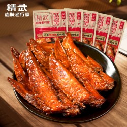 精武 鲜卤鸭脖90g*4+鸡翅尖80g*2 麻辣味