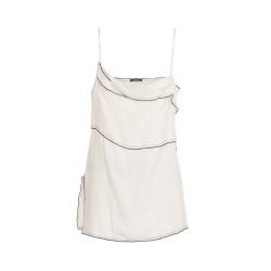 Massimo Dutti 女式都市丽人时髦两侧开叉吊带衬衫