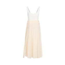 ZARA 纯棉高腰A字大裙摆百搭款女士连衣裙