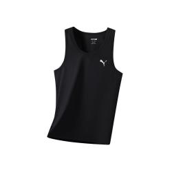 PUMA 夏季薄款速干男士打底背心内穿舒适运动圆领无袖背心