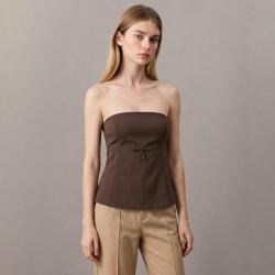 ZARA 美拉德复古风蝴蝶结衬衫通勤显瘦百搭
