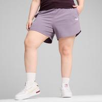 PUMA Ess印花系带高腰休闲 运动短裤 女款