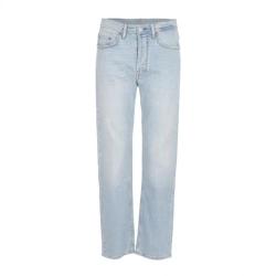 Acne Studios 复古水洗磨白牛仔裤高腰修身显瘦长裤