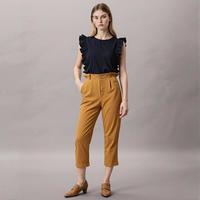 Scotch & Soda 女士荷叶边无袖衬衫
