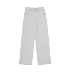 ZARA 韩系做旧喇叭高腰弹力显瘦复古百搭微喇牛仔长裤