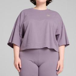 PUMA 时尚耐磨柔软舒适休闲短袖 运动T恤 女款