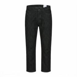 Massimo Dutti 男式气质百搭纯色中高腰宽松直筒休闲牛仔长裤
