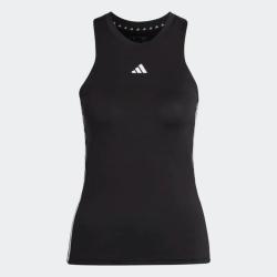 adidas 女款印花条纹圆领无袖背心