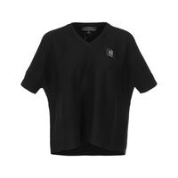 Armani Exchange 女士弹力亲肤V领短袖针织衫