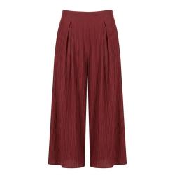 ZARA 女式简约休闲百搭高腰显瘦肌理感休闲裤