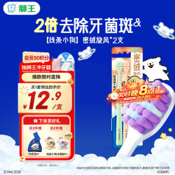 狮王 超软毛 牙刷  2支