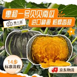 南小萌 惠和一号贝贝南瓜板栗小南瓜正宗板栗味贝贝早餐宝宝辅食 净重 500g 惠和一号 2个