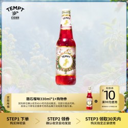 TEMPT 酷石榴女士酒 330ml 6瓶