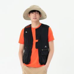 思凯乐 户外工装马甲休闲钓鱼马甲男女同款多口袋百搭F2224136