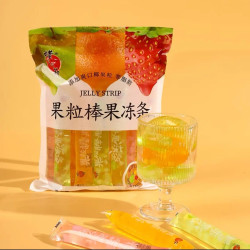 蜡笔小新 果粒棒果冻条 720g