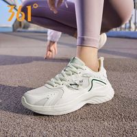 361° 柔步2.0 361°女鞋跑步鞋网面透气夏季款轻便缓震休闲百搭运动鞋
