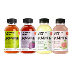 果子熟了 多多柠檬茶多口味果茶 4口味混合330ml*18瓶