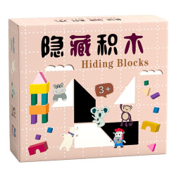天才之路 隐藏积木拼图思维六一儿童节礼物拼装益智玩具