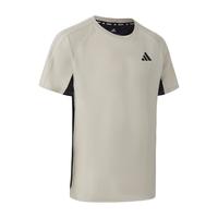 adidas 吸湿速干透气网眼拼接 运动T恤