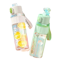 HAERS 运动水杯tritan 双饮口 840ml