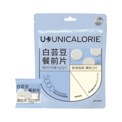 U卡 白芸豆咀嚼片 酸奶味 20袋 压片糖果